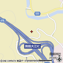 京都府舞鶴市大俣163周辺の地図