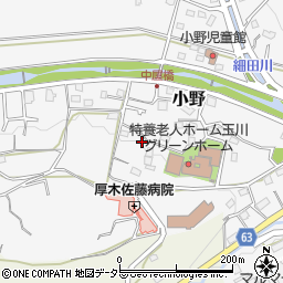 神奈川県厚木市小野730周辺の地図