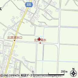 滋賀県高島市今津町深清水2923周辺の地図