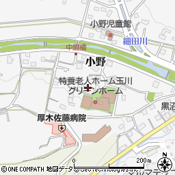 神奈川県厚木市小野694周辺の地図