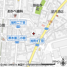 神奈川県厚木市旭町4丁目1-12周辺の地図