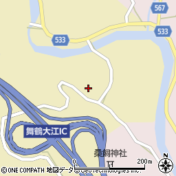 京都府舞鶴市大俣188周辺の地図