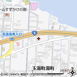 ローソン・ポプラ松江玉湯店周辺の地図