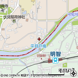 岐阜県可児郡御嵩町伏見133周辺の地図