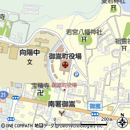 岐阜県可児郡御嵩町周辺の地図