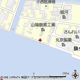 鳥取県米子市旗ヶ崎2202-2周辺の地図