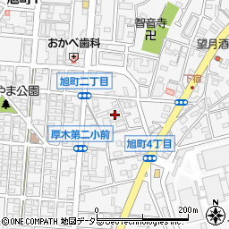 神奈川県厚木市旭町4丁目1周辺の地図