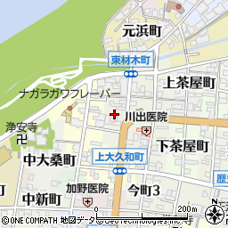 岐阜県岐阜市東材木町31周辺の地図