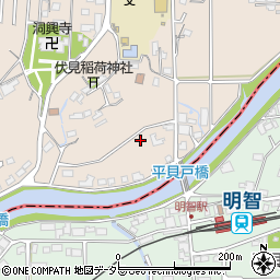 岐阜県可児郡御嵩町伏見109周辺の地図