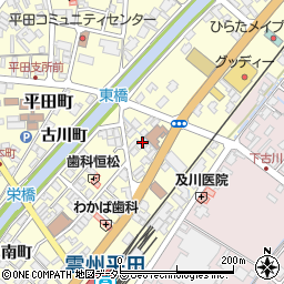 島根県出雲市平田町古川町2329-5周辺の地図