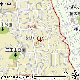 クレスト東戸塚周辺の地図