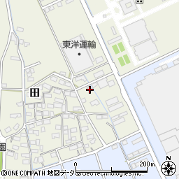 岐阜県安八郡神戸町田186周辺の地図
