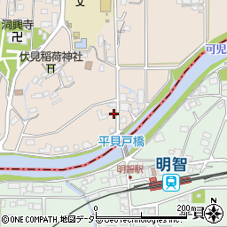 岐阜県可児郡御嵩町伏見121周辺の地図