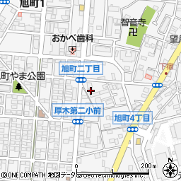 神奈川県厚木市旭町4丁目1-21周辺の地図