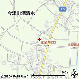 滋賀県高島市今津町深清水654周辺の地図