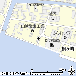 鳥取県米子市旗ヶ崎2202周辺の地図