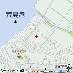 島根県安来市荒島町周辺の地図