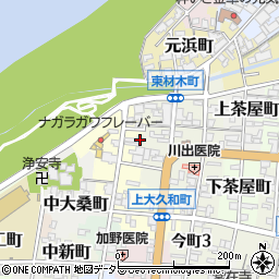 岐阜県岐阜市西材木町17周辺の地図