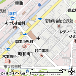 鳥取県倉吉市昭和町周辺の地図