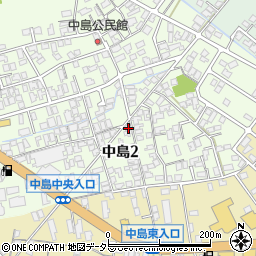 鳥取県米子市中島2丁目5-18周辺の地図