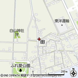 岐阜県安八郡神戸町田286周辺の地図
