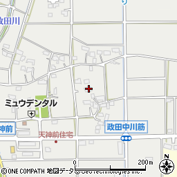 岐阜県本巣市政田783周辺の地図