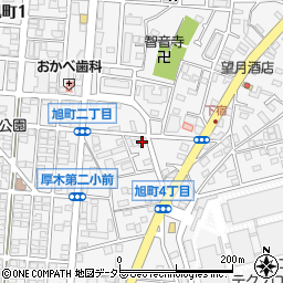 カインドネス本厚木周辺の地図