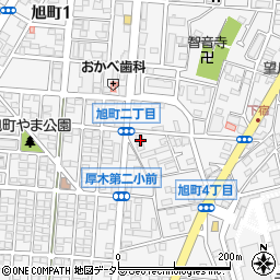 神奈川県厚木市旭町4丁目1-2周辺の地図