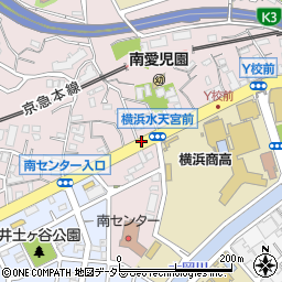 神奈川県横浜市南区南太田周辺の地図