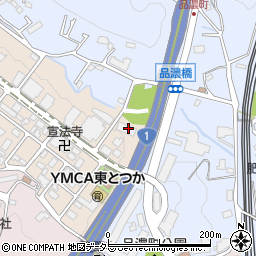 神奈川県横浜市戸塚区上品濃11周辺の地図