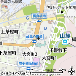 バーミヤン 岐阜公園前店周辺の地図
