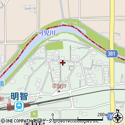 岐阜県可児市平貝戸202周辺の地図