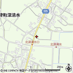 滋賀県高島市今津町深清水1012周辺の地図