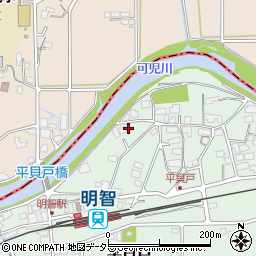 岐阜県可児市平貝戸191周辺の地図