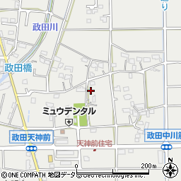 岐阜県本巣市政田794周辺の地図