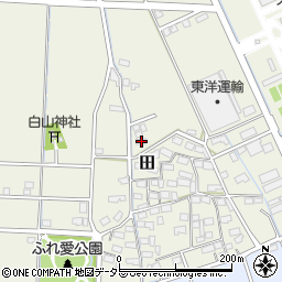 岐阜県安八郡神戸町田285周辺の地図