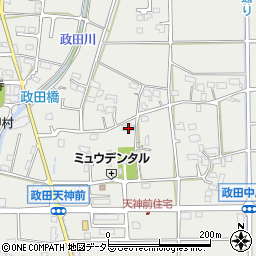 岐阜県本巣市政田991周辺の地図