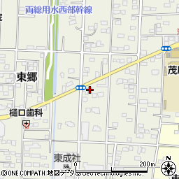 茂原東郷郵便局周辺の地図