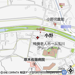 神奈川県厚木市小野702-4周辺の地図