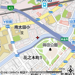 大岡川プロムナード周辺の地図