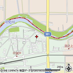 岐阜県可児市平貝戸261-1周辺の地図