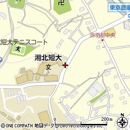 湘北短大前周辺の地図