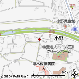 神奈川県厚木市小野723周辺の地図