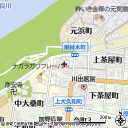 岐阜県岐阜市東材木町40周辺の地図