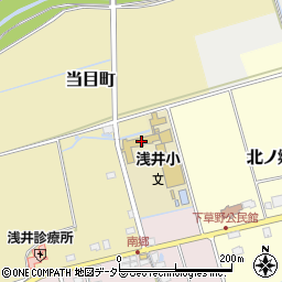 長浜市立浅井小学校周辺の地図