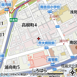 神奈川県横浜市南区白妙町4丁目48周辺の地図
