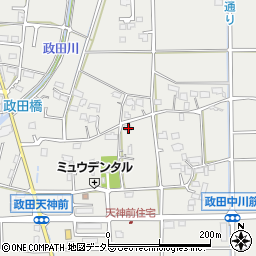 岐阜県本巣市政田974周辺の地図