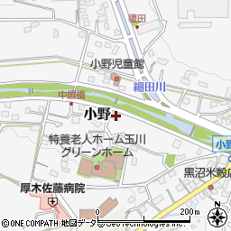 神奈川県厚木市小野2308周辺の地図