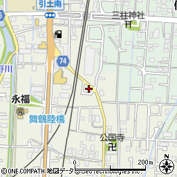 舞鶴料理学院周辺の地図