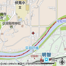 岐阜県可児郡御嵩町伏見118周辺の地図